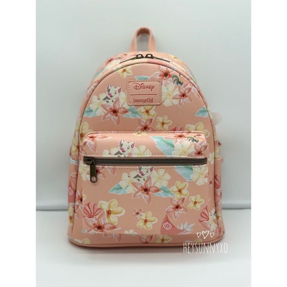 Loungefly Handbags - Loungefly Disney Moana Pua & Heihei Floral Mini Backpack